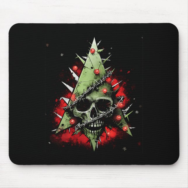 Harmonisierende Kontraste Weihnachtsbaum trifft Pu Mousepad (Vorne)