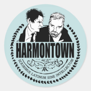 Harmontown-Logo-Aufkleber Runder Aufkleber