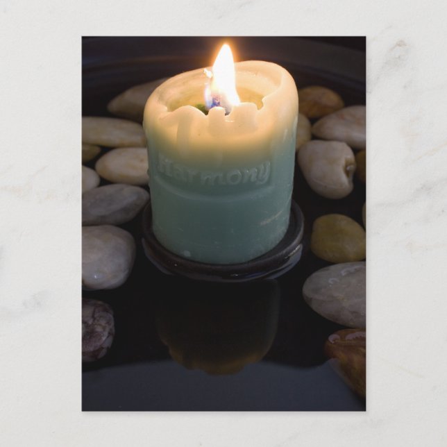 Harmony Candle Postkarte (Vorderseite)