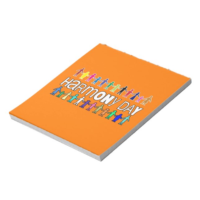 Harmony Day Australia Notizblock (Rotiert)