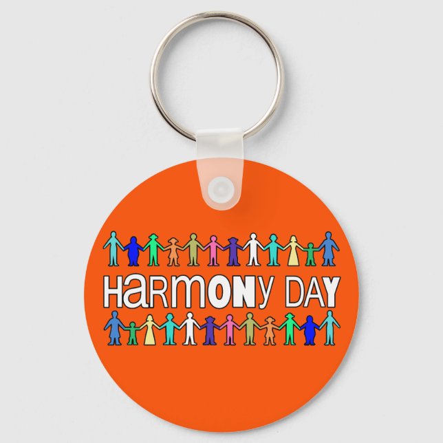 Harmony Day Australia  Schlüsselanhänger (Rückseite)