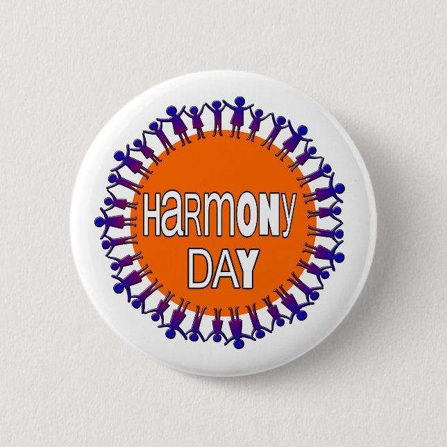 Harmony Day, Australien Button (Vorderseite)