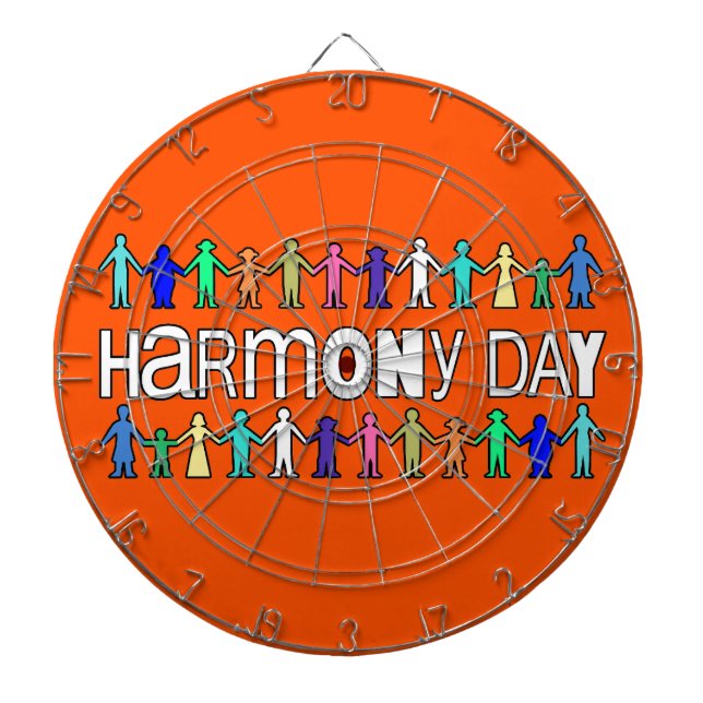 Harmony Day Australien  Dartscheibe (vorne)