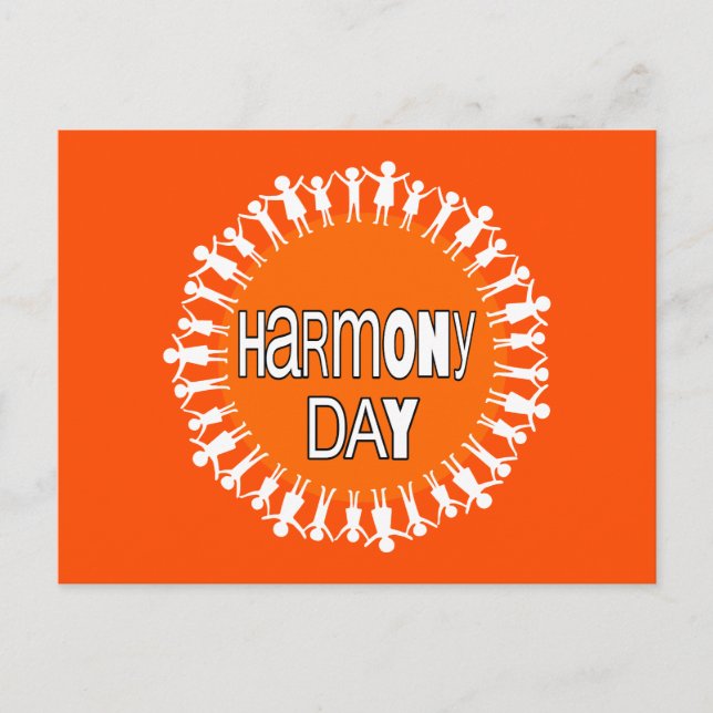 Harmony Day, Australien Postkarte (Vorderseite)
