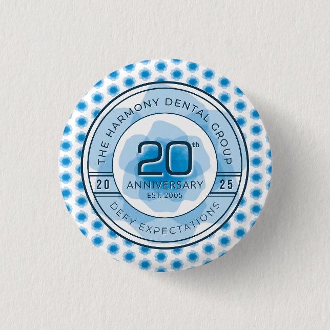 Harmony Dental 20. Jubiläumsbutton Button (Vorderseite)