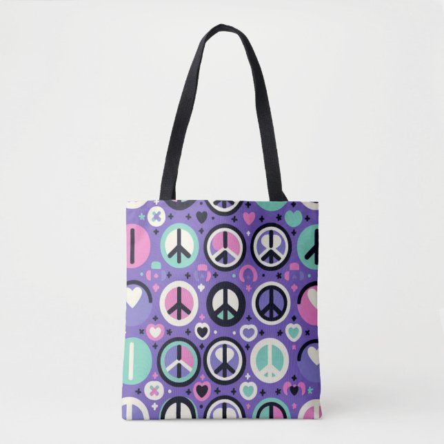 Harmony Hues A Peaceful Pattern / Tons de Harmonia Tasche (Vorderseite)