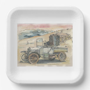 Harmony Hut Pappteller