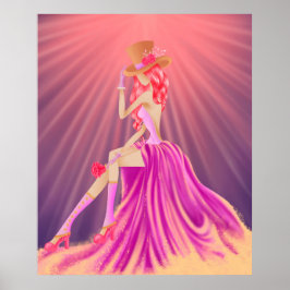 "Harmony in Stardust" Eine glamouröse Steampunkkön Poster