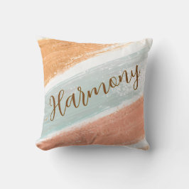 Harmony Pale Terracotta Streifenkissen Kissen