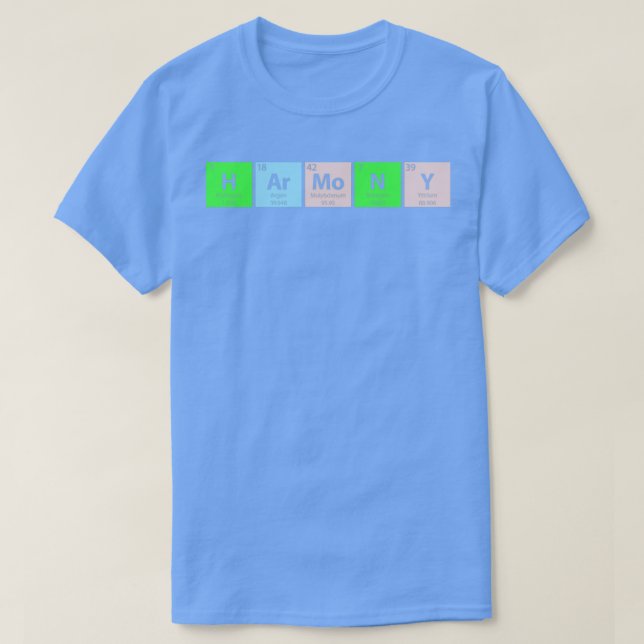 Harmony Periodic Table T-Shirt (Design vorne)