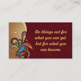 Harmony Swirl Affirmation/Business Cards Visitenkarte