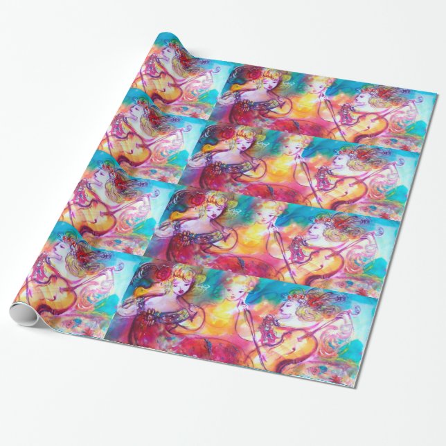 HARMONY TRIO MUSIC SPRING CONCERT GESCHENKPAPIER (Ungerollt)