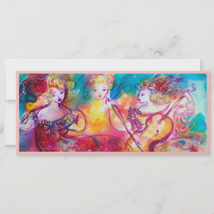 HARMONY TRIO SPRING CONCERT, Champagner Metallic Einladung