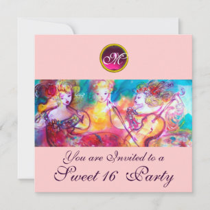 HARMONY TRIO SPRING CONCERT, Sweet 16 Birthday Einladung