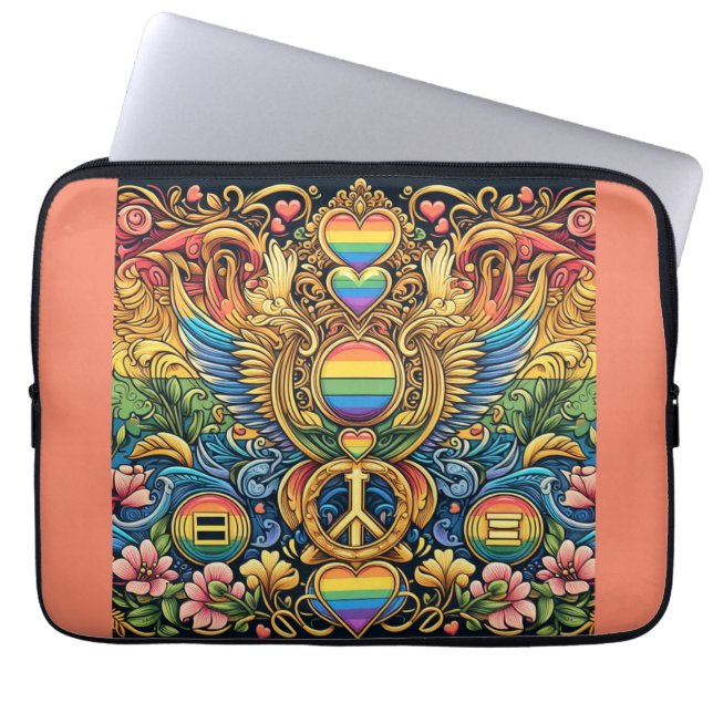 Harmony Wings Laptopschutzhülle (Vorderseite)