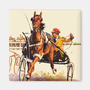 Harness Race Magnet