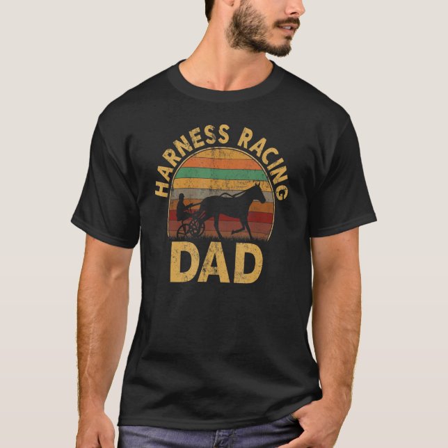 Harness racing dad T-Shirt (Vorderseite)