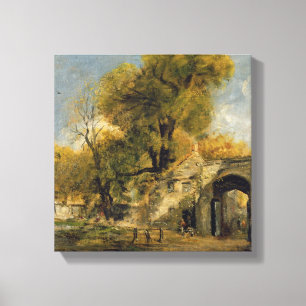 Harnham Gate, Salisbury, c.1820-21 (Öl auf Leinwa Leinwanddruck