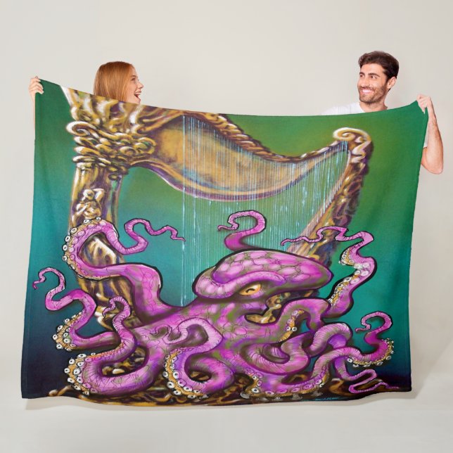 Harnoctopus Fleece Blanket (Beispiel)