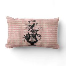 Harnstoff Bird & Pink Diamantkissen