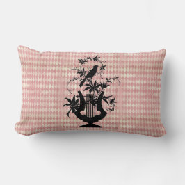 Harnstoff Bird & Pink Diamantkissen Lendenkissen