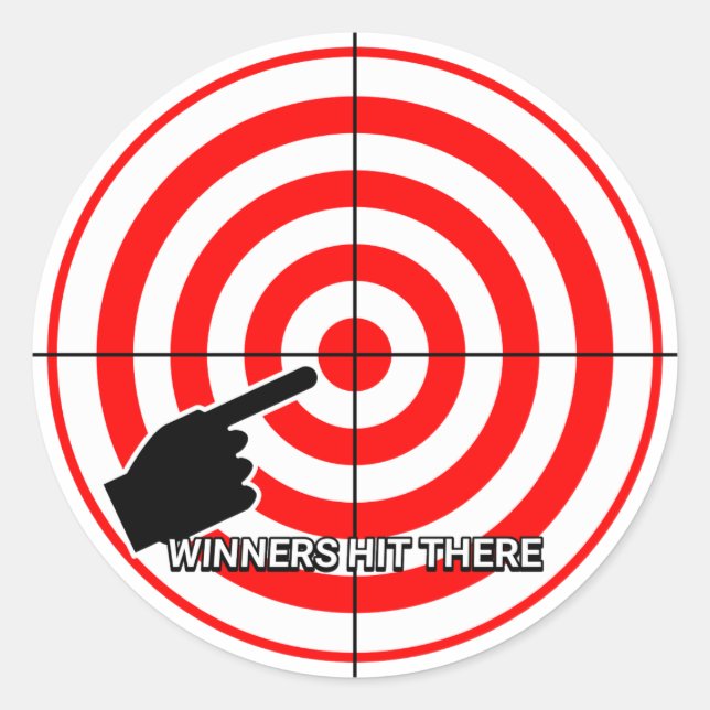 Harnzielpraxis Runder Aufkleber (Vorderseite)