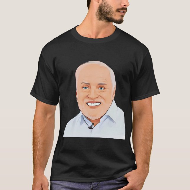 Harold Meme Typ Portrat T-Shirt (Vorderseite)
