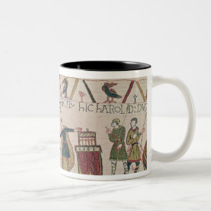 Harold schwört, dass er William wie annimmt Zweifarbige Tasse