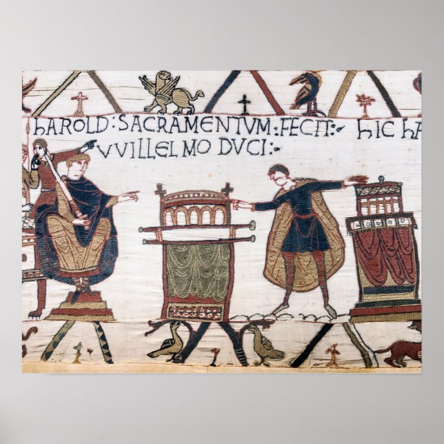 Harold schwört Eid auf heilige Relikte Poster (Vorne)