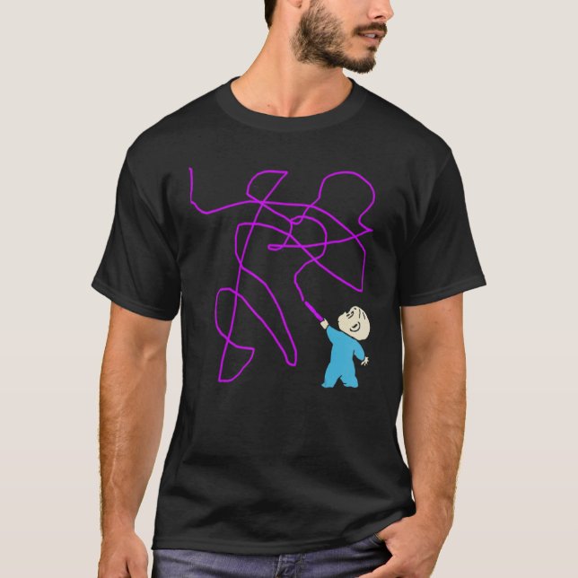 Harold und The Purples Crayon T-Shirt (Vorderseite)