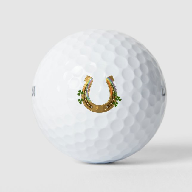 Harp And Shamrocks Golfball (Vorderseite)