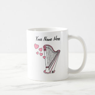 Harp Custom Wedding Tasse Harpist Musician