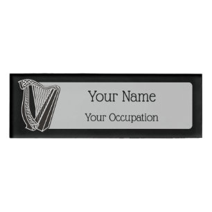 Harp Icon Namenschild