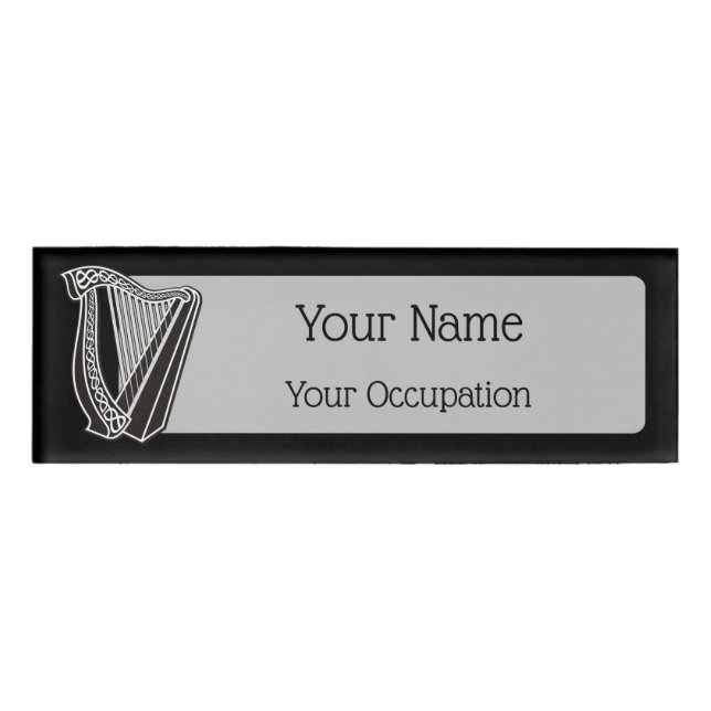Harp Icon Namenschild (Vorderseite)