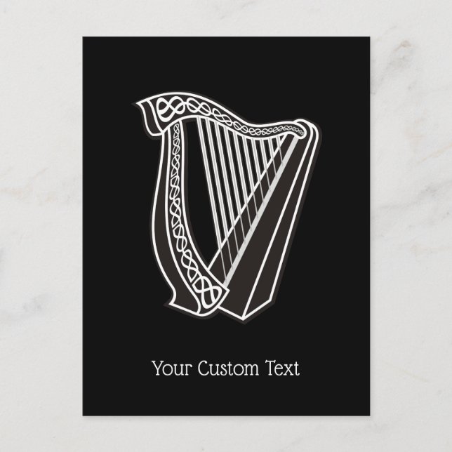 Harp Icon Postkarte (Vorderseite)