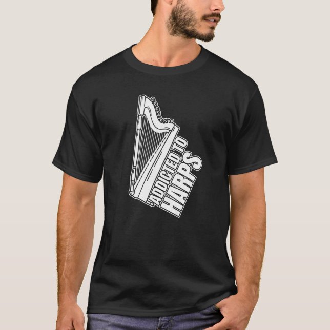 Harp Music Instrument Player Beginner Lektion 6 T-Shirt (Vorderseite)