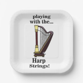 Harp Musical Instrument Harp Party Pappteller