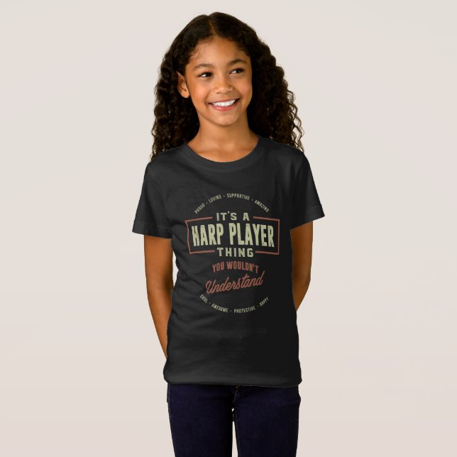 Harp-Player-Sache T-Shirt (Vorne ganz)