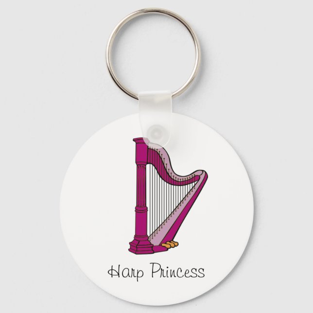 Harp Princess Schlüsselanhänger (Vorderseite)