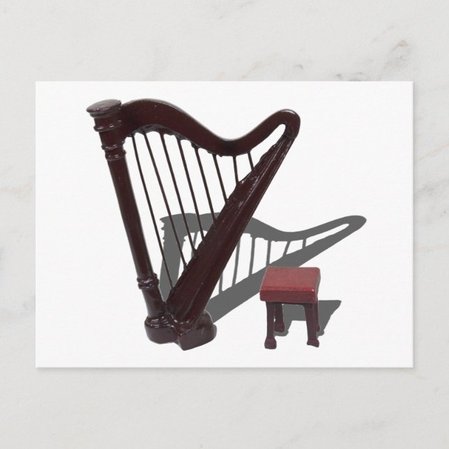 HarpAndBench121210 Postkarte (Vorderseite)