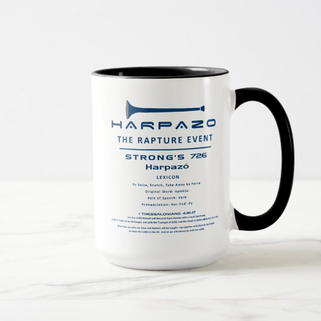 Harpazo Rapture Event Tasse (Rechts)