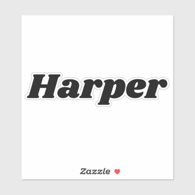 Harper Aufkleber (Blatt)