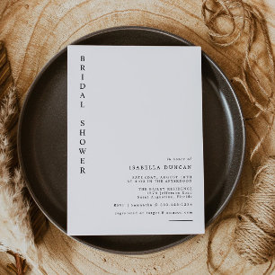 HARPER Einfaches modernes Minimalistisches Brautpa Einladung