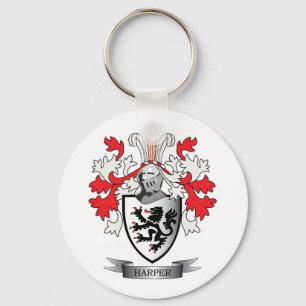 Harper-Familienwappen-Wappen Schlüsselanhänger