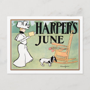 Harper June Edition Postkarte