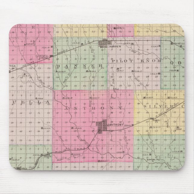 Harper Landkreis, Kansas Mousepad (Vorne)