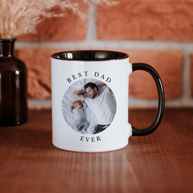 HARPER Modernes Round Foto Bester Vater je Kaffee Tasse (Von Creator hochgeladen)