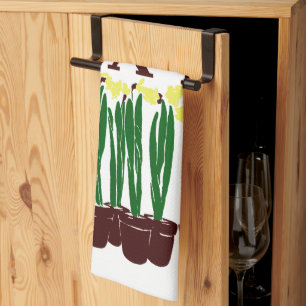 Harper's 1899 Edward Penfield Daffodils Geschirrtuch