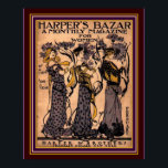 Harpers Bazar Art Deco Cover 16 x 20 Poster<br><div class="desc">Art Deco,  Vintag,  Cover of Harper's Bazar 16 x 20</div>
