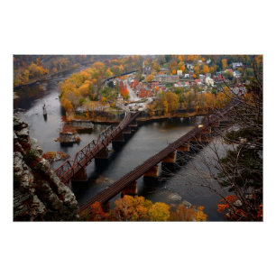 Harpers-Fähre im Fall Poster